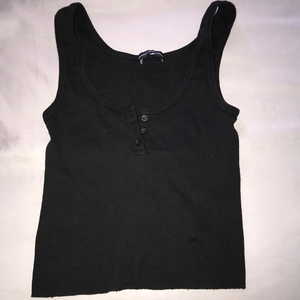Black Brandy Melville crop tank